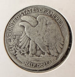 1927-S Walking Liberty Half Dollar, Nicely Circulated, (22696)