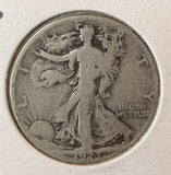 1923-S Walking Liberty Half Dollar, Nicely Circulated, (22700)
