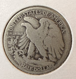 1923-S Walking Liberty Half Dollar, Nicely Circulated, (22700)