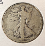 1923-S Walking Liberty Half Dollar, Nicely Circulated, (22704)