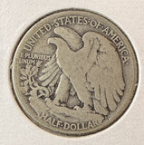 1923-S Walking Liberty Half Dollar, Nicely Circulated, (22704)