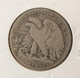 1916-D Walking Liberty Half Dollar, Nicely Circulated, (22710)