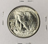 1943 Walking Liberty Half Dollar, Choice Uncirculated, From Org. Roll (22743)
