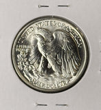 1943 Walking Liberty Half Dollar, Choice Uncirculated, From Org. Roll (22747)