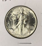 1943 Walking Liberty Half Dollar, Choice Uncirculated, From Org. Roll (22757)
