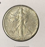 1943-D Walking Liberty Half Dollar, Nice AU. (22770)