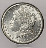 1887-S/S Morgan Silver Dollar, Choice Uncirculated. (22830)