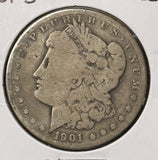 1901-S Morgan Silver Dollar, Nicely Circulated. (22822)