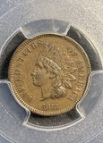 1873 Indian Head Cent, FS- 102 Double Die Obv. AU50 PCGS (22907)