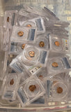 PCGS MS65 RED Lincoln Wheat Cent Special. Random Dates 1940's-1950's