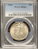1946-P Walking Liberty Half Dollar, MS64, PCGS (22966)