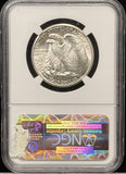1945-D Walking Liberty Half Dollar, MS65 NGC. (22972)