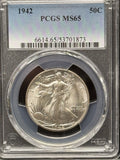 1942-P Walking Liberty Half Dollar, MS65 PCGS (22984)