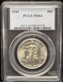 1941-P Walking Liberty Half Dollar, MS64 PCGS (22990)