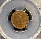 1909-S Indian Head Cent, MS62BN PCGS+CAC (23170)