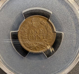 1909-S Indian Head Cent, MS62BN PCGS+CAC (23170)