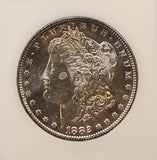 1882-S Morgan Silver Dollar, Great Color, MS64 NGC Fatty. (23208)
