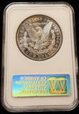 1882-S Morgan Silver Dollar, Great Color, MS64 NGC Fatty. (23208)