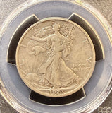 1923-S Walking Liberty Half Dollar, VF35 PCGS+CAC. (23212)
