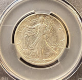 1916-S Walking Liberty Half Dollar, AU55 CACG. (23214)