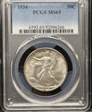 1934 Walking Liberty Half Dollar, MS65 PCGS. (23260)