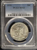 1939 Walking Liberty Half Dollar, MS63 PCGS. (23264)