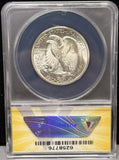 1943-S Walking Liberty Half Dollar, MS65 ANACS. (23288)