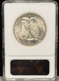 1944-D Walking Liberty Half Dollar, MS65 ANACS Soapbox. (23290)
