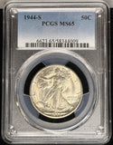1944-S Walking Liberty Half Dollar, MS65 PCGS. (23294)