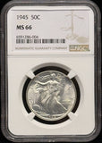 1945 Walking Liberty Half Dollar, MS66 NGC. (23300)