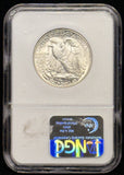1945-D Walking Liberty Half Dollar, MS65 NGC. (23304)