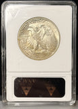 1946-D Walking Liberty Half Dollar, MS65 ANACS Soapbox. (23386)