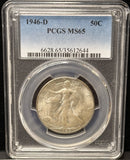 1946-D Walking Liberty Half Dollar, MS65 PCGS. (23390)