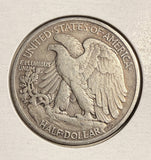 1920-S Walking Liberty Half Dollar, Nicely Circulated. (23464)