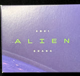 2021 Scottsdale Mint, Ghana Alien 1oz Silver Black Rhodium OGP. Great Eye Appeal