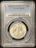 1943-S Walking Liberty Half Dollar, MS65 PCGS (23536)