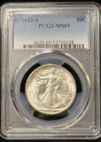 1943-S Walking Liberty Half Dollar, MS65 PCGS (23542)