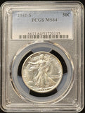 1941-S Walking Liberty Half Dollar, MS64 PCGS (23546)