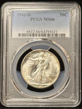 1941-D Walking Liberty Half Dollar, MS66 PCGS (23548)