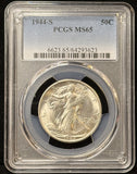 1944-S Walking Liberty Half Dollar, MS65, PCGS (23550)