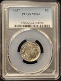 1937-P Buffalo Nickel, MS66 PCGS (23564)