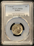 1938-D Buffalo Nickel, MS66 PCGS (23570)