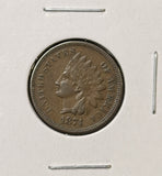 1874 Indian Head Cent, Choice XF, (23586)