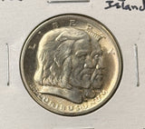 1936 Long Island Commemorative Half Dollar, Nice Unc. (23610)