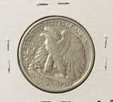 1917-S REV Walking Liberty Half Dollar, VF Cleaned. (23628)