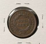 1843 Braided Hair Large Cent, Nicely Circulated, (23632)