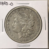 1890-O Morgan Silver Dollar, Nicely Circulated. (23650)