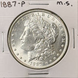 1887-P Morgan Silver Dollar, Choice Uncirculated. (23666)