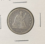 1842-O Seated Liberty Quarter, Nicely Circulated. (23670)