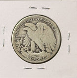 1921-D Walking Liberty Half Dollar, Key Date  Nicely Circulated. (23684)